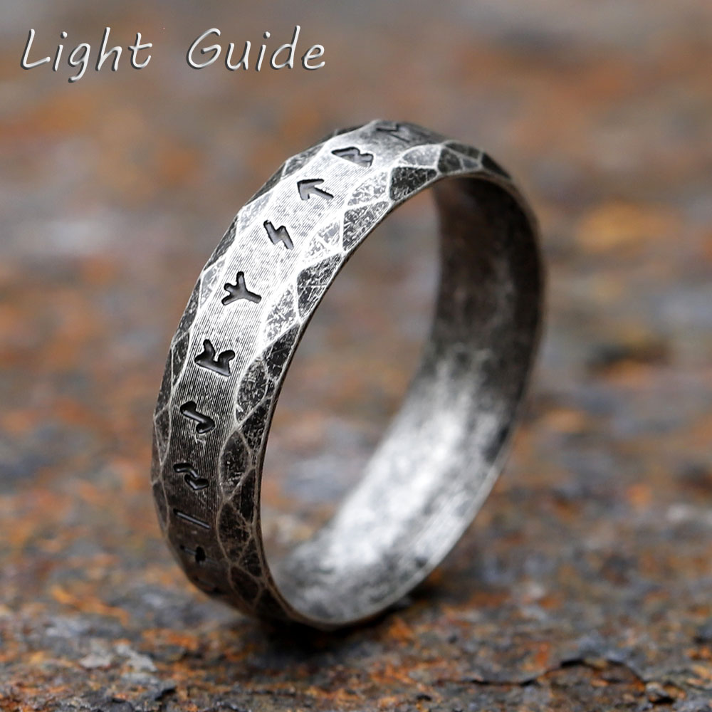 Vintage Fashion Guide - NIEUWE 6 MM roestvrijstalen Ring Punk