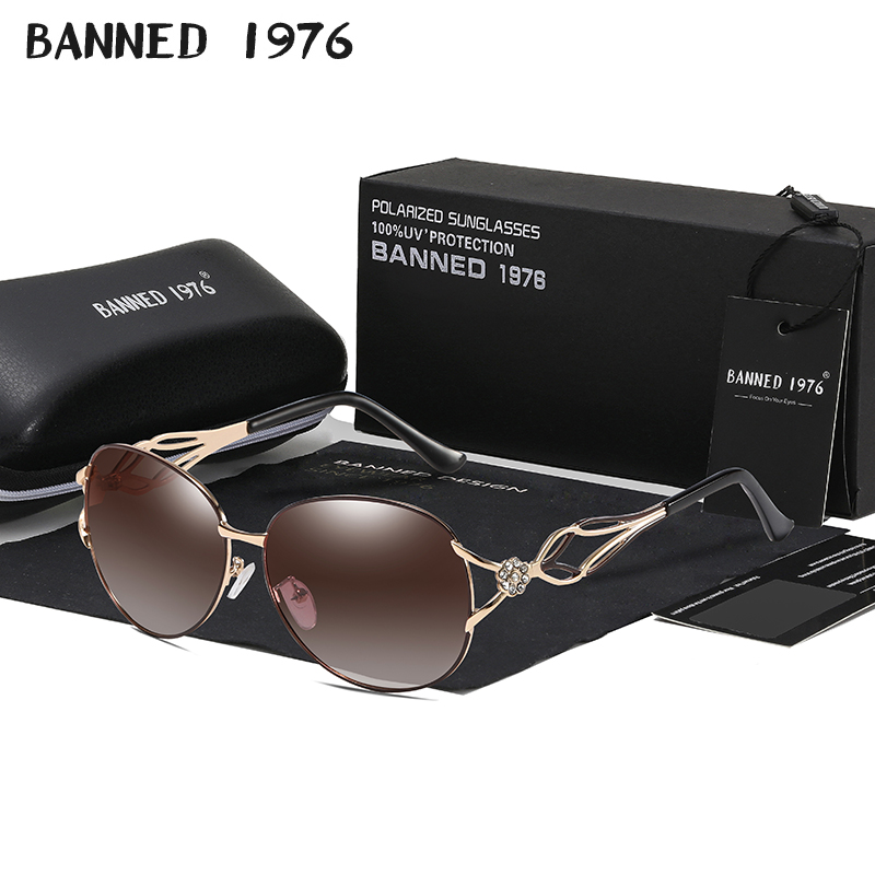 Vintage Fashion Brand Names - VERBODEN dames HD gepolariseerde mode zonnebril