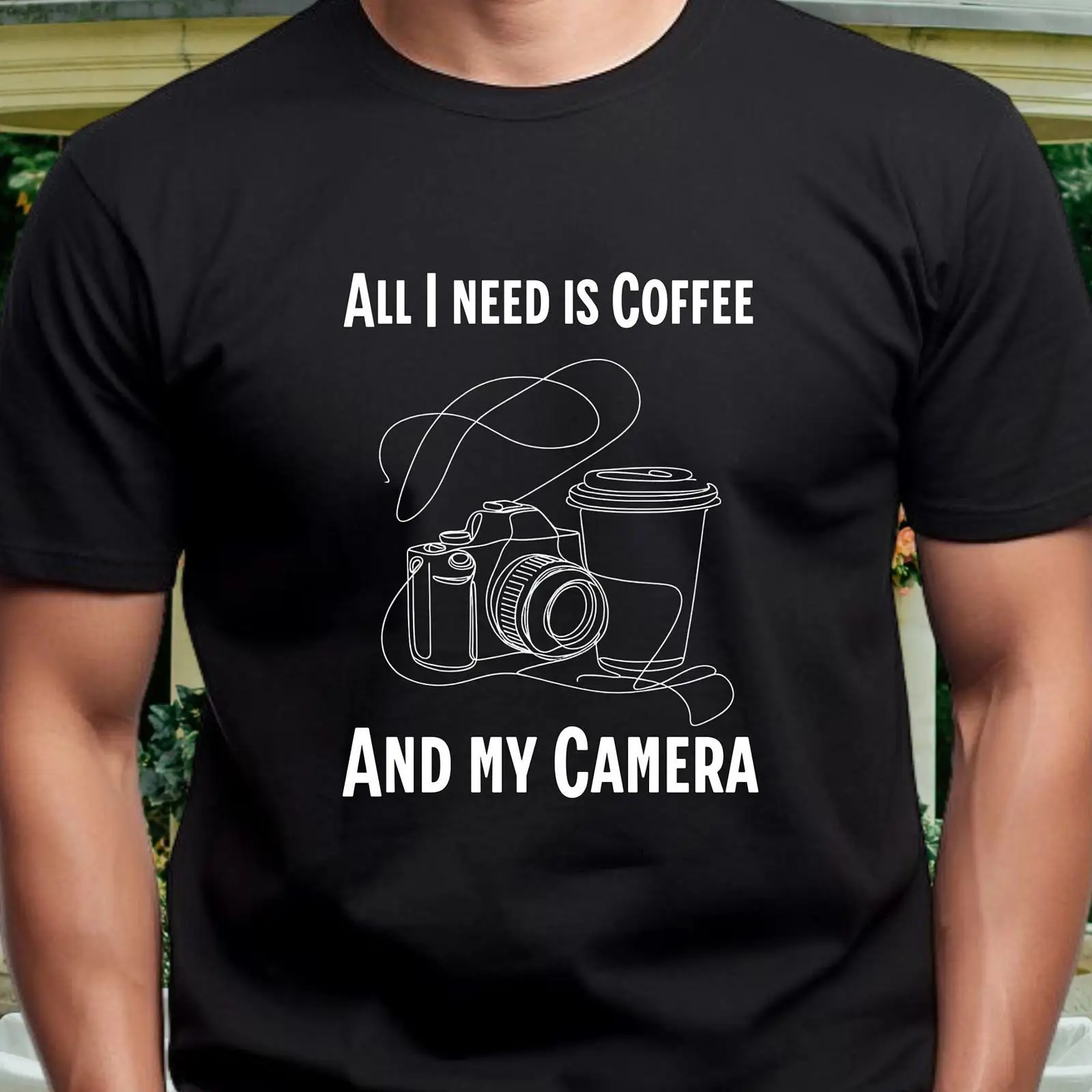 Vintage Fashion Photographers - Koffie en camera T-shirt Fotograaf vintage