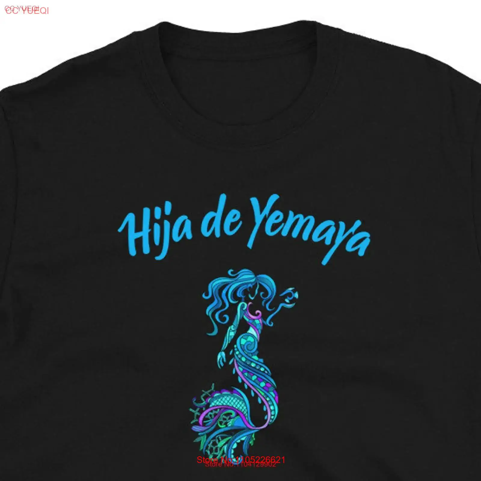 Vintage Yoruba Fashion - Yemaya T-shirt Yemoja Yoruba Orisha Ifa