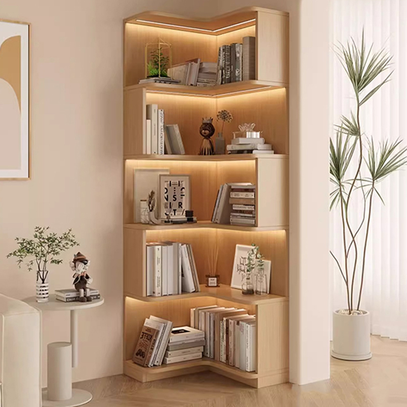 Vintage Fashion Library - Houten bibliotheekboekenkasten Bespaar ruimte Chinese stijl