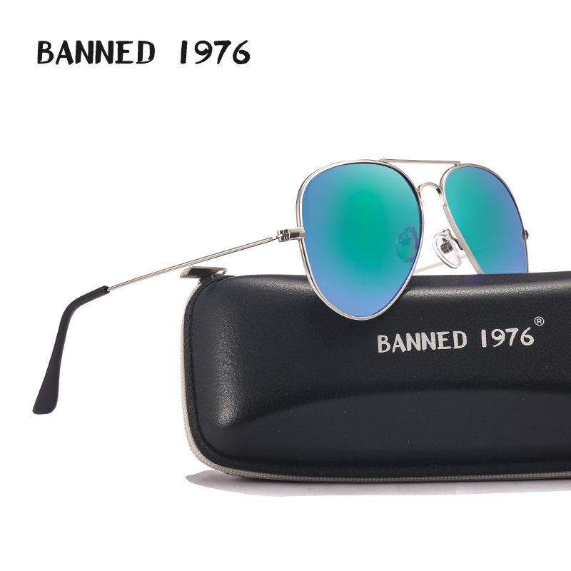 Vintage Fashion Brand Names - VERBODEN 1976 Klassieke HD Gepolariseerde Metalen