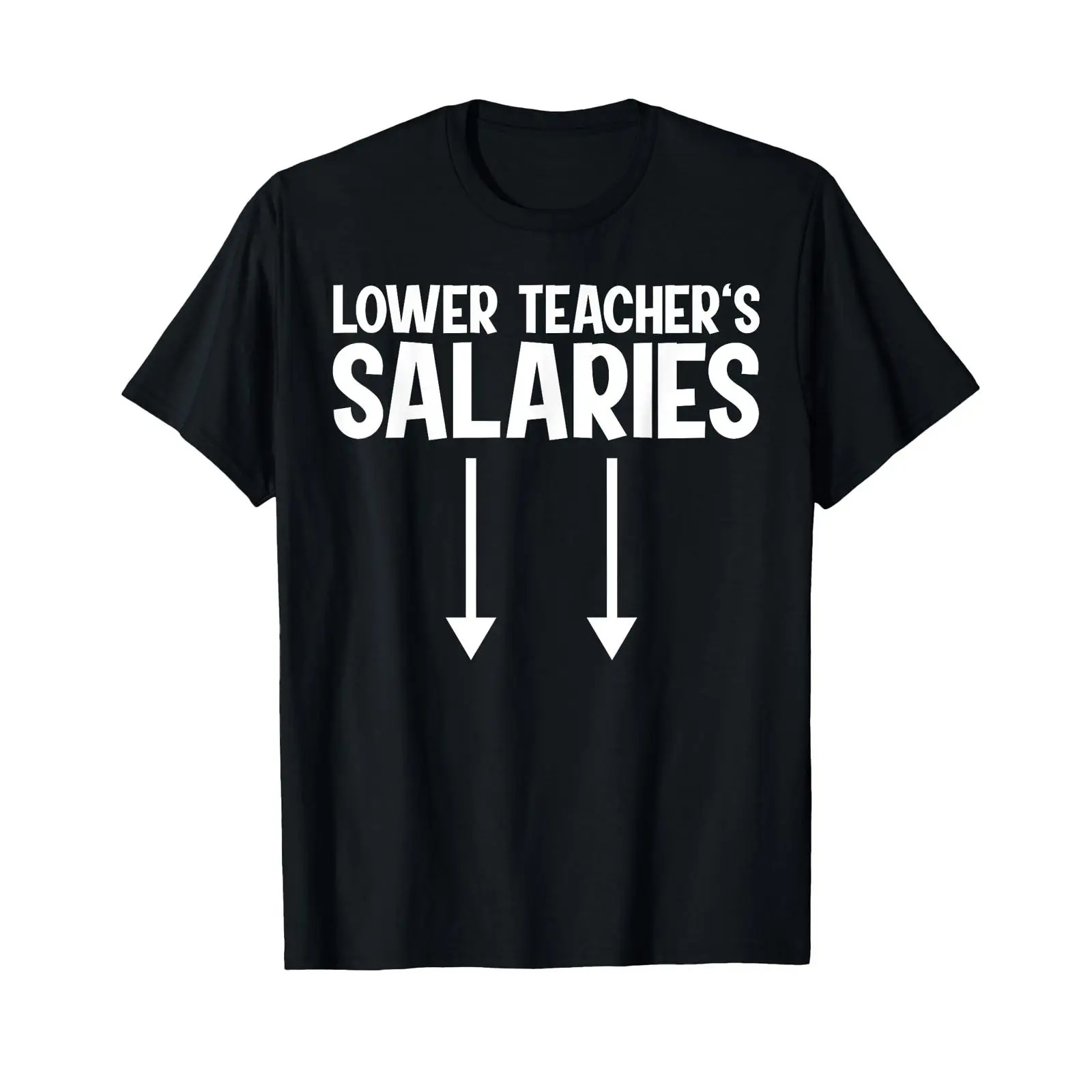 Vintage Fashion Ads - Gesponsorde advertentie Verlaagde docentensalaries T-shirt zwart
