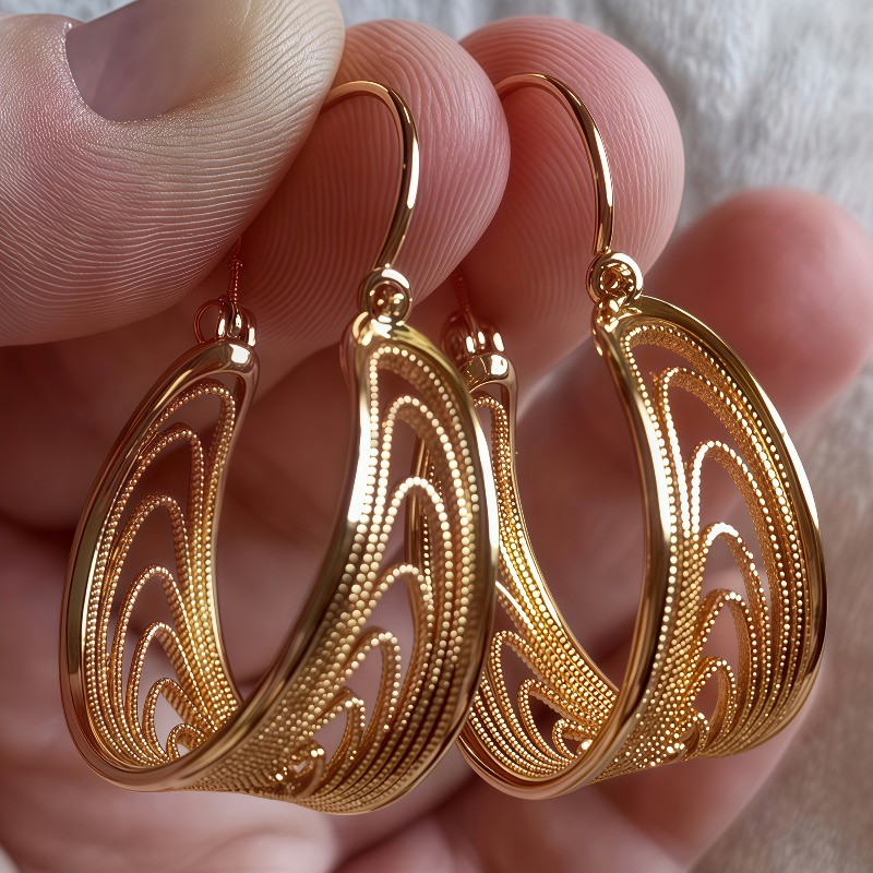Vintage Fashion Ai - Esthetische holle multi-lagen dames oorringen luxe