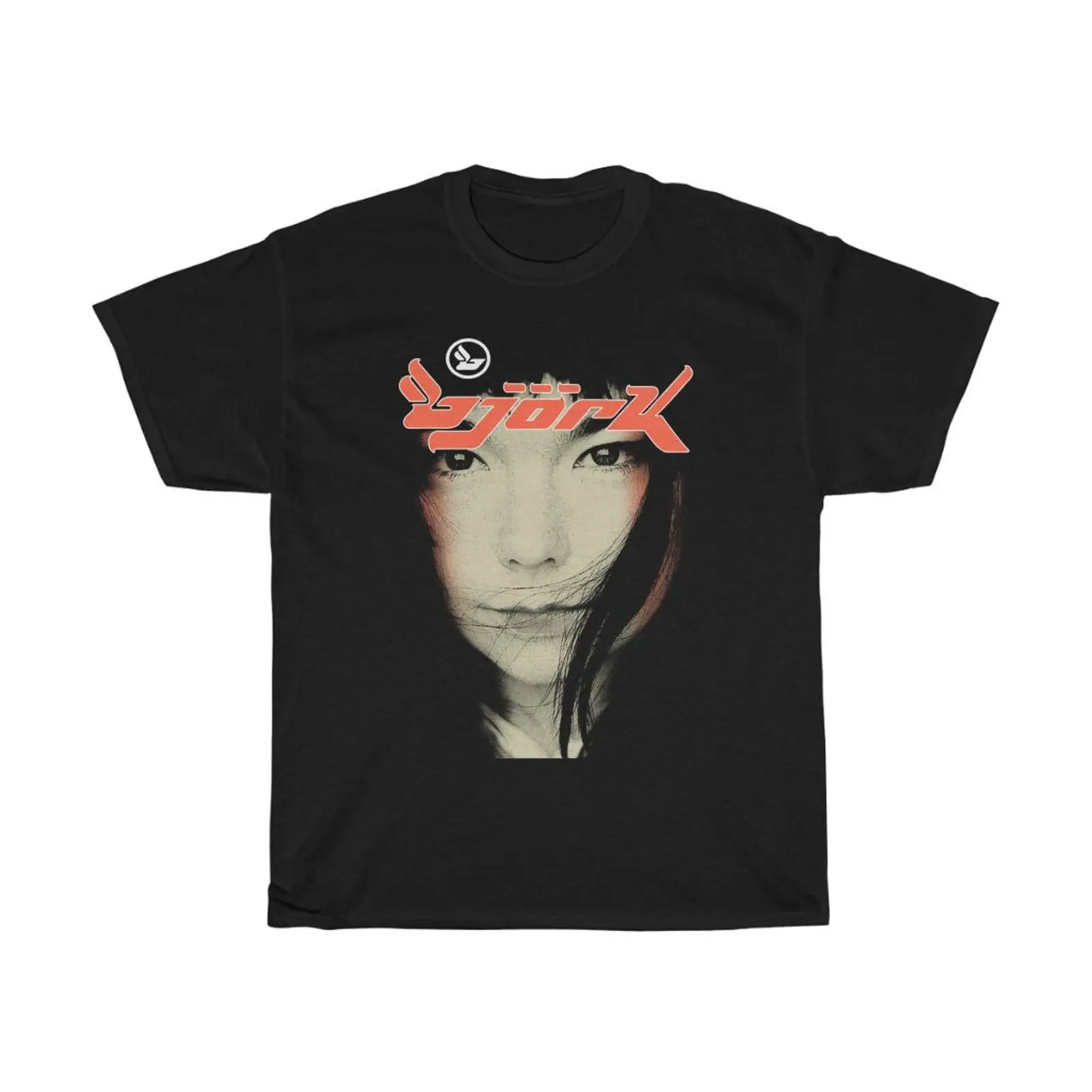 Vintage Fashion Photographers - Bjork Homogenic Face Photograph Logo T-shirt