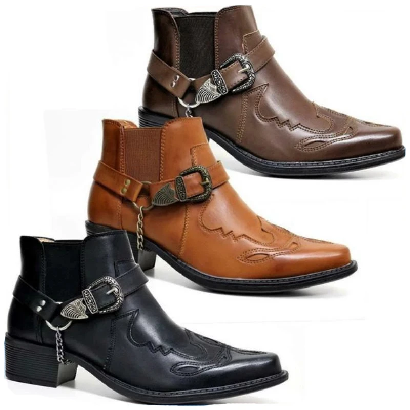 Vintage Fashion For Men - Mode 2026 Heren Vintage Cowboy Boots