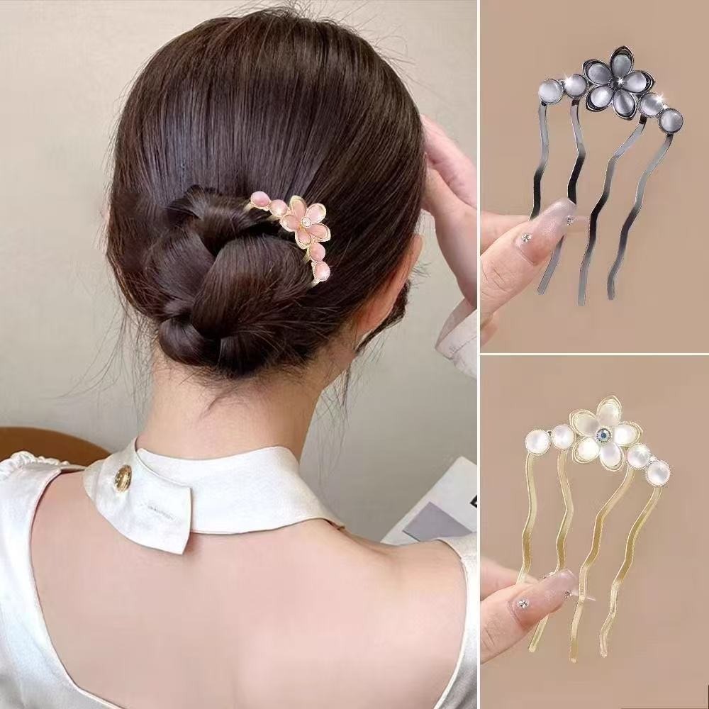 Vintage Fashion Ads - 1/3 stuks elegante bloemen MetalPearl Gem