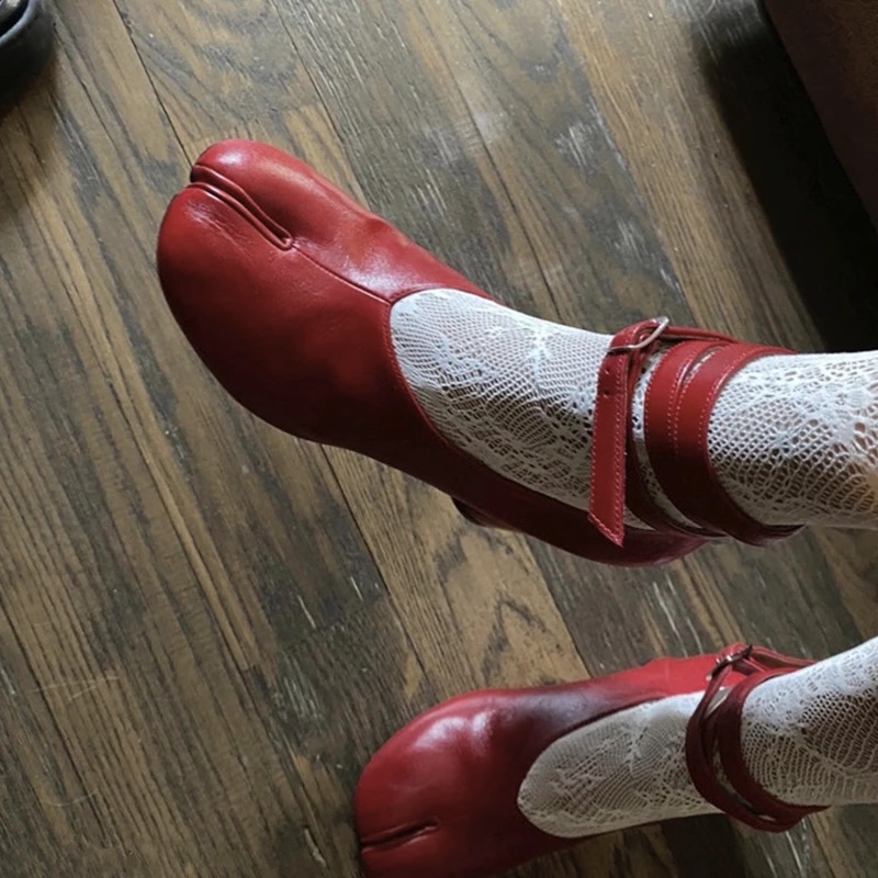 Vintage Fashion Style - 2026 Vintage Lente Mode Split Toe