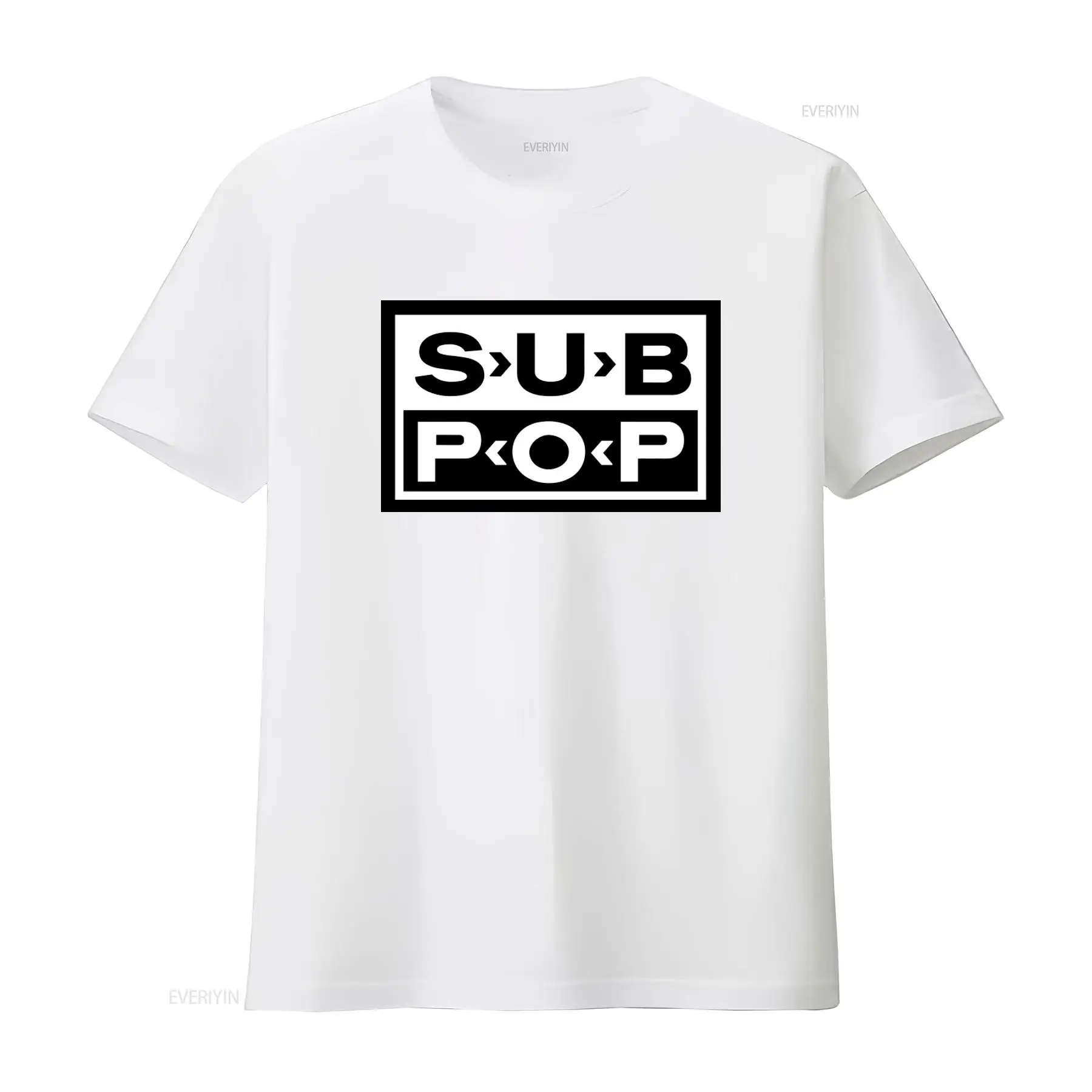 Sub Pop Logo T-shirt Zwart met - Vintage Fashion Logo recensie en prijs