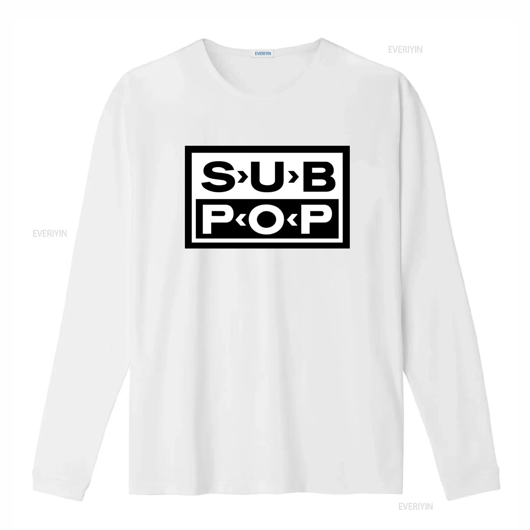 Sub Pop Logo T-shirt Zwart met - Vintage Fashion Logo recensie en prijs