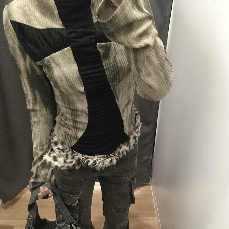 Goth Cross Subcultuur slanke t - Turtleneck Knit 90S recensie en prijs