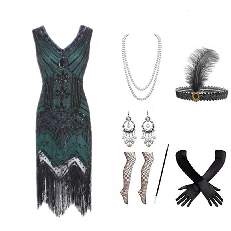 Vrouwen jaren 1920 Flapper-jur - Vintage Slip Dress recensie en prijs