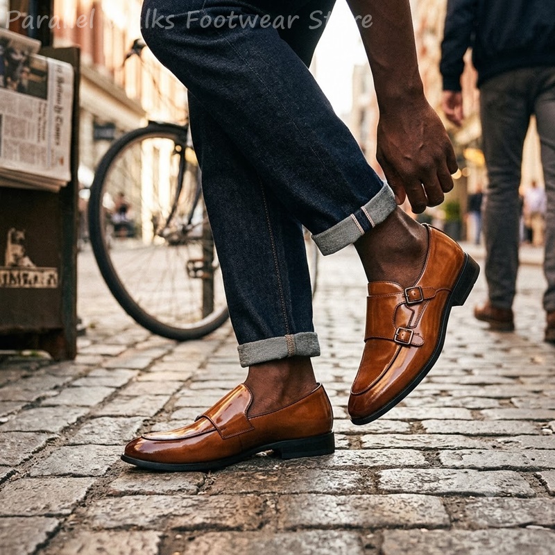 Heren loafers met dubbele gesp - Vintage Slip Dress recensie en prijs