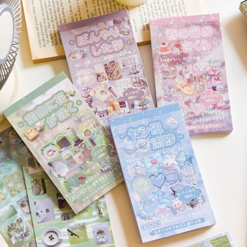 INS Mode Leuke Cartoon Sticker - Vintage Fashion Journal recensie en prijs