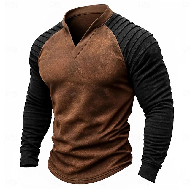 Vintage verweerd Henley Raglan - Vintage Fashion For Men recensie en prijs