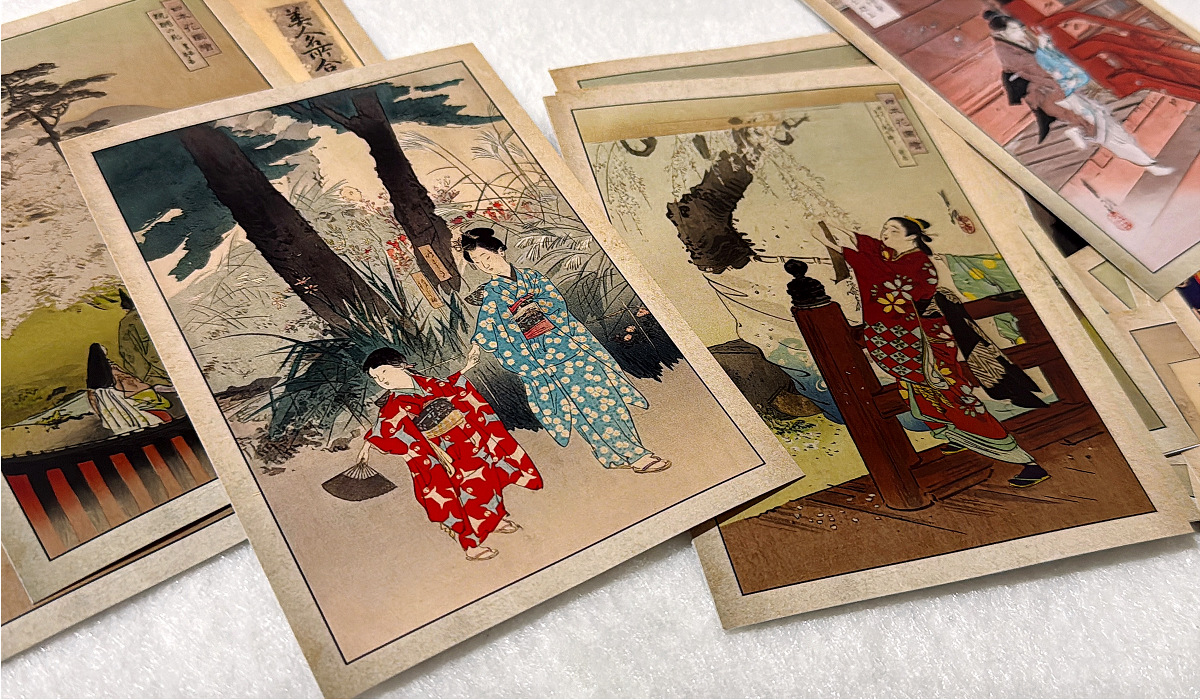30 stuks Ogata Gekko schilderi - Vintage Fashion Journal recensie en prijs