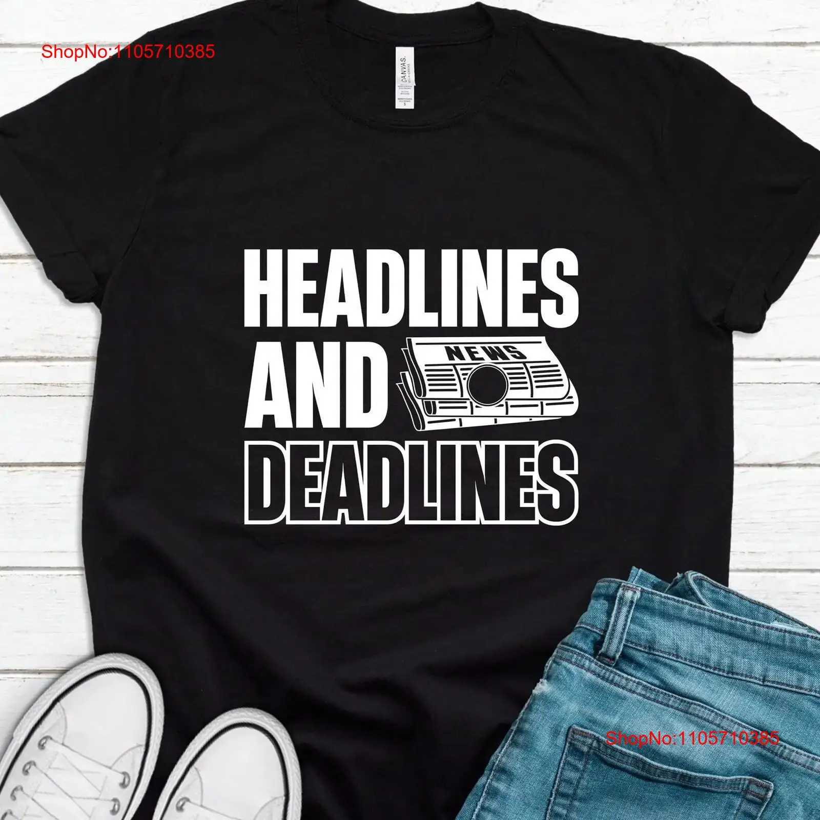 Journalist T-shirt Reporter Jo - Vintage Fashion Journal recensie en prijs