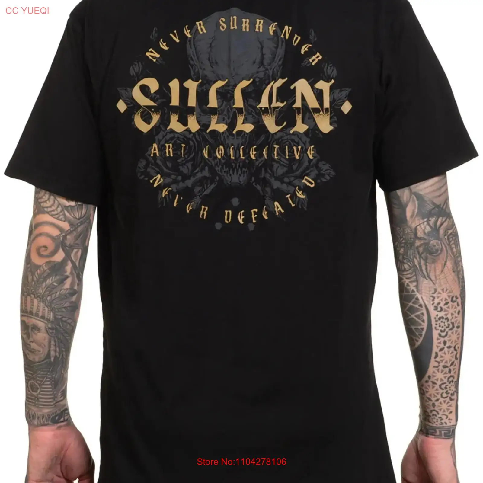 Sullen Never Defeated Premium  - Vintage Fashion Logo recensie en prijs