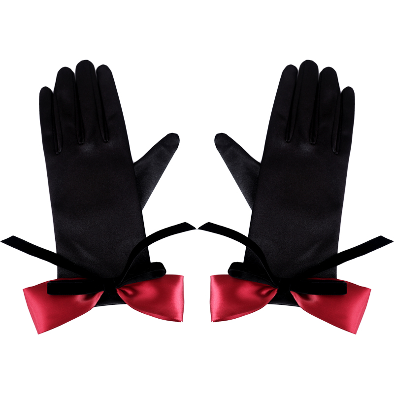 Dames elegante strik zwart sat - Vintage Fashion Photographers recensie en prijs