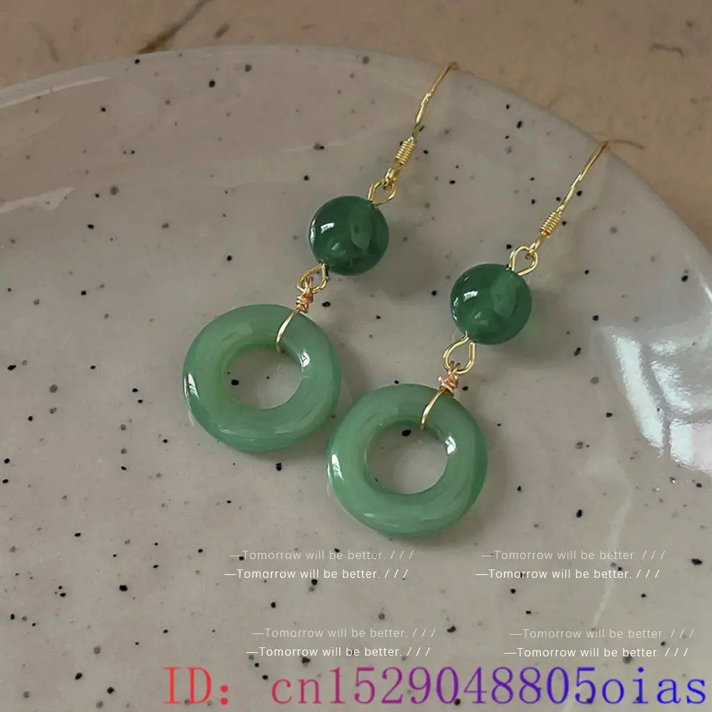 Groene echte jade ring oorbell - Vintage Fashion Ai recensie en prijs