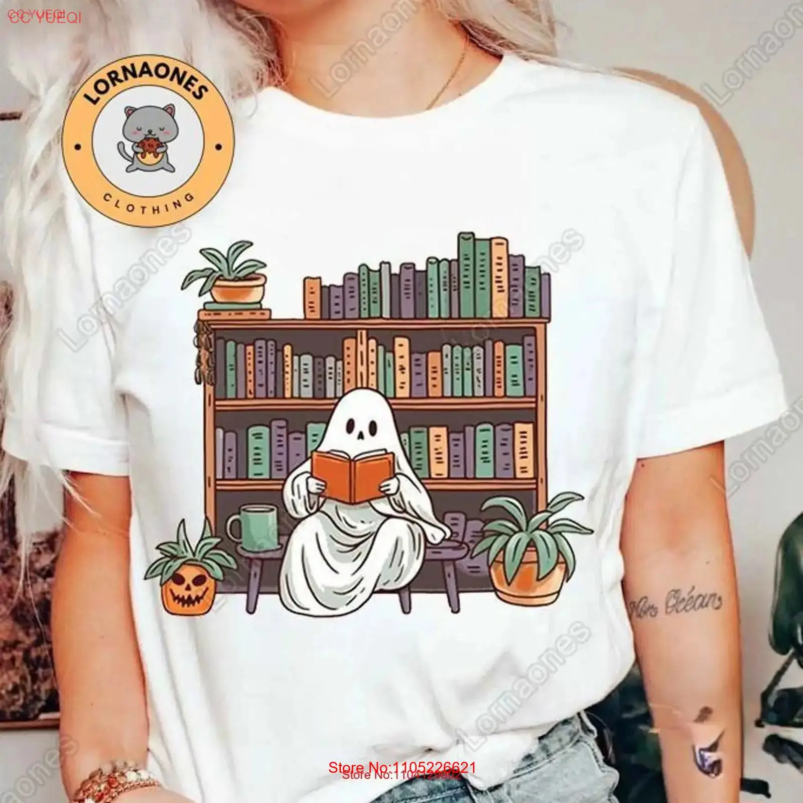 Halloween Ghost T-shirt Leesbi - Vintage Fashion Library recensie en prijs