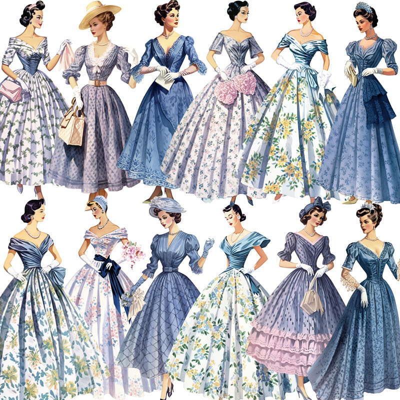 16 stks/pak Vintage Retro Mode - Vintage Fashion Journal recensie en prijs