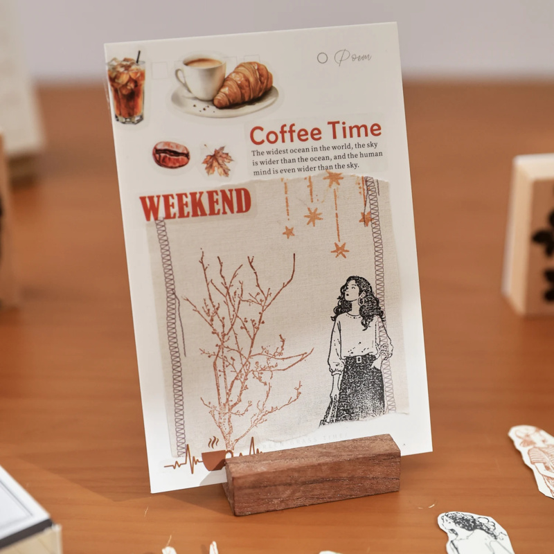 Creatieve Mode Meisje Houten S - Vintage Fashion Journal recensie en prijs