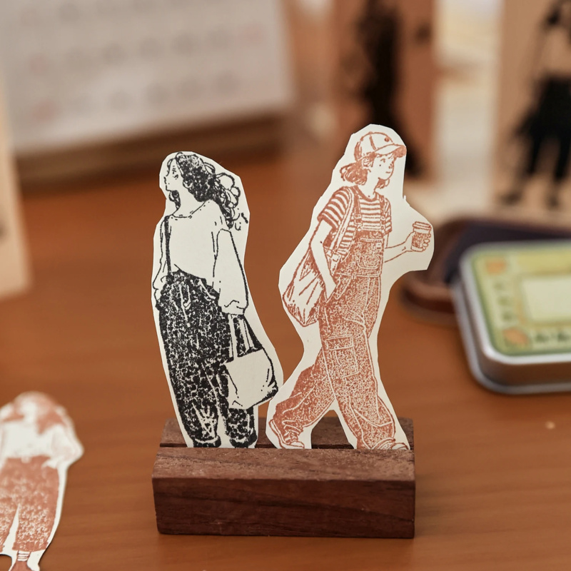 Creatieve Mode Meisje Houten S - Vintage Fashion Journal recensie en prijs