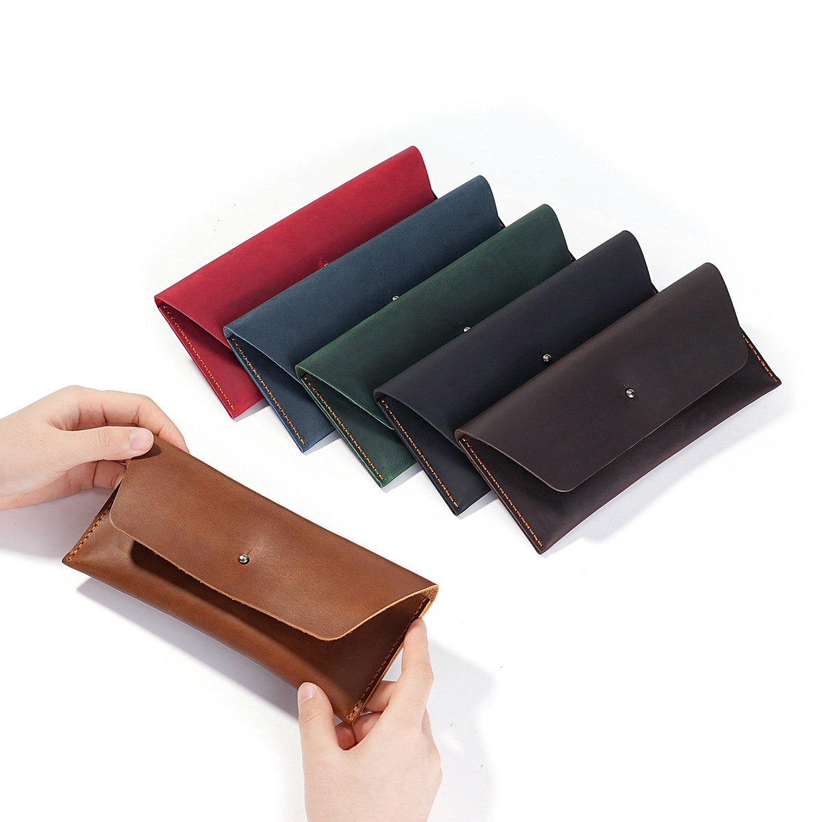 Envelop portemonnee echt leer  - Vintage Fashion Brand Names recensie en prijs