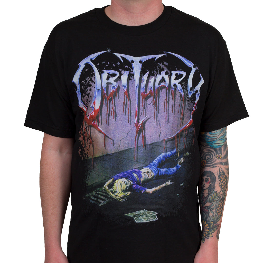 Obituary Band Grafisch Katoene - Vintage Fashion Obituaries recensie en prijs