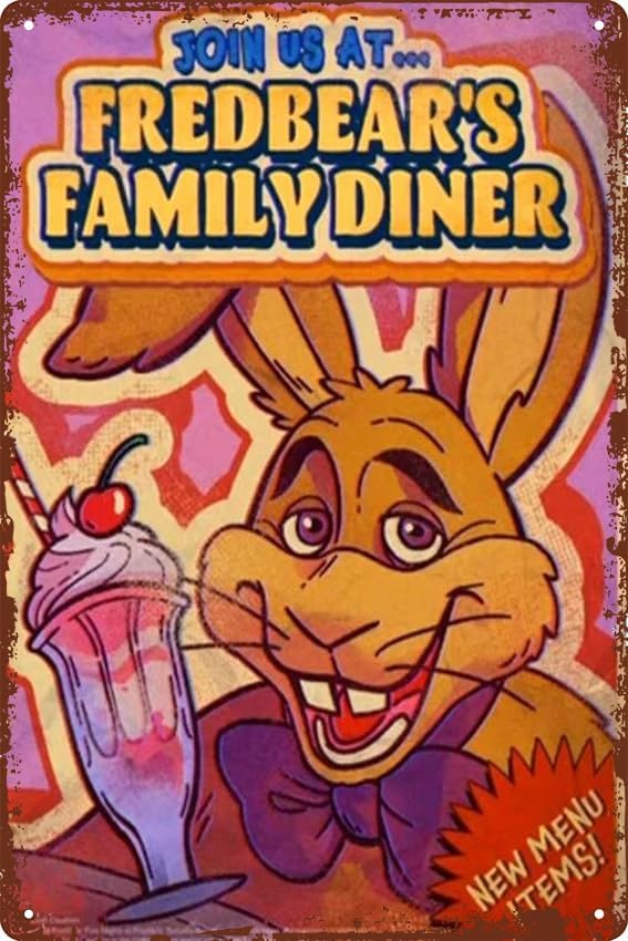 fnaf-fredbears familie diner p - Vintage Fashion Posters recensie en prijs