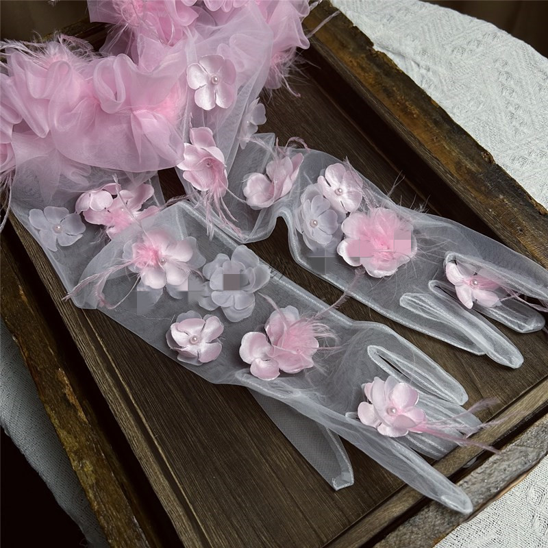 Dames Elegante Bloem Veer Lang - Vintage Fashion Photographers recensie en prijs