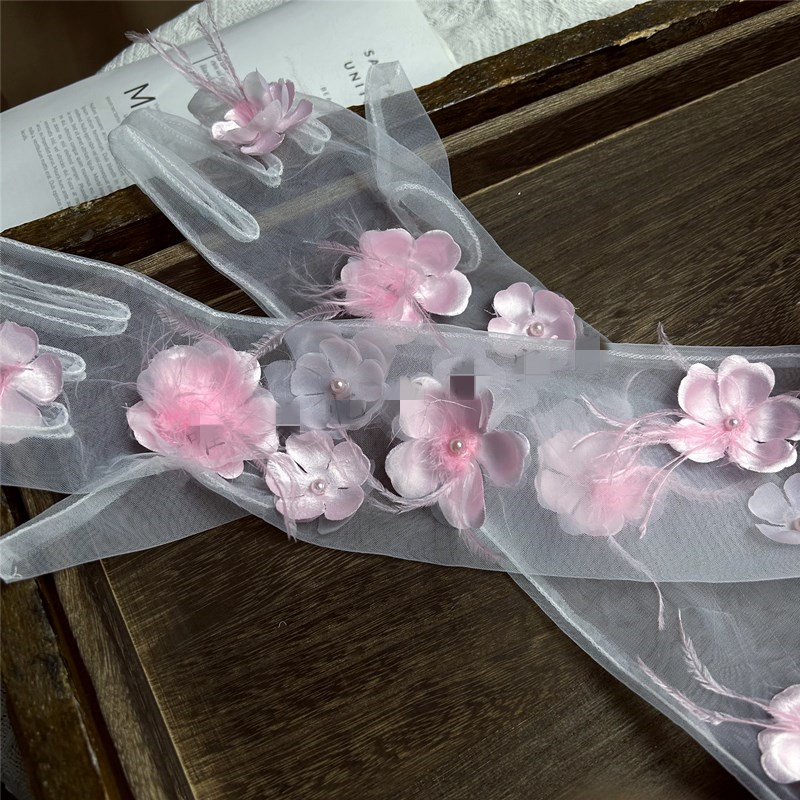 Dames Elegante Bloem Veer Lang - Vintage Fashion Photographers recensie en prijs