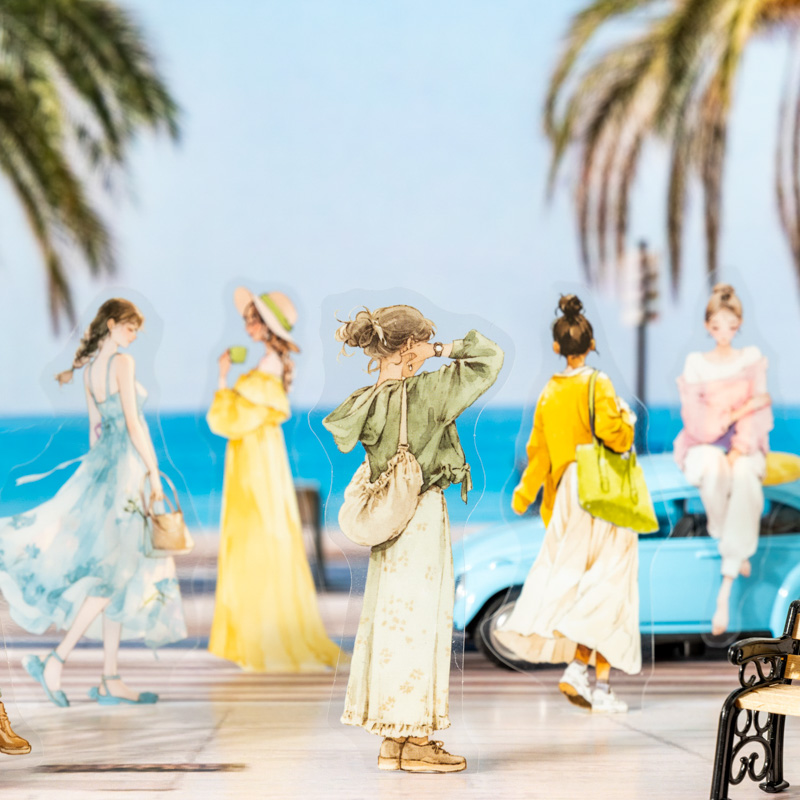 JIANQI 20 stks/pak Vintage Kar - Vintage Fashion Journal recensie en prijs