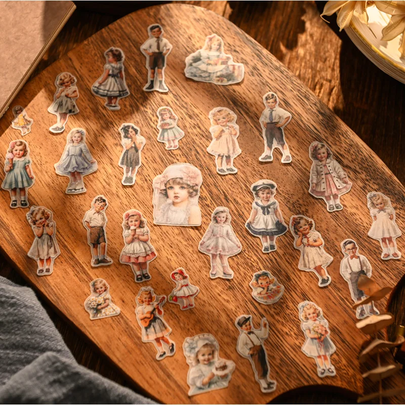 50 stuks vintage kinderpapier  - Vintage Fashion Journal recensie en prijs