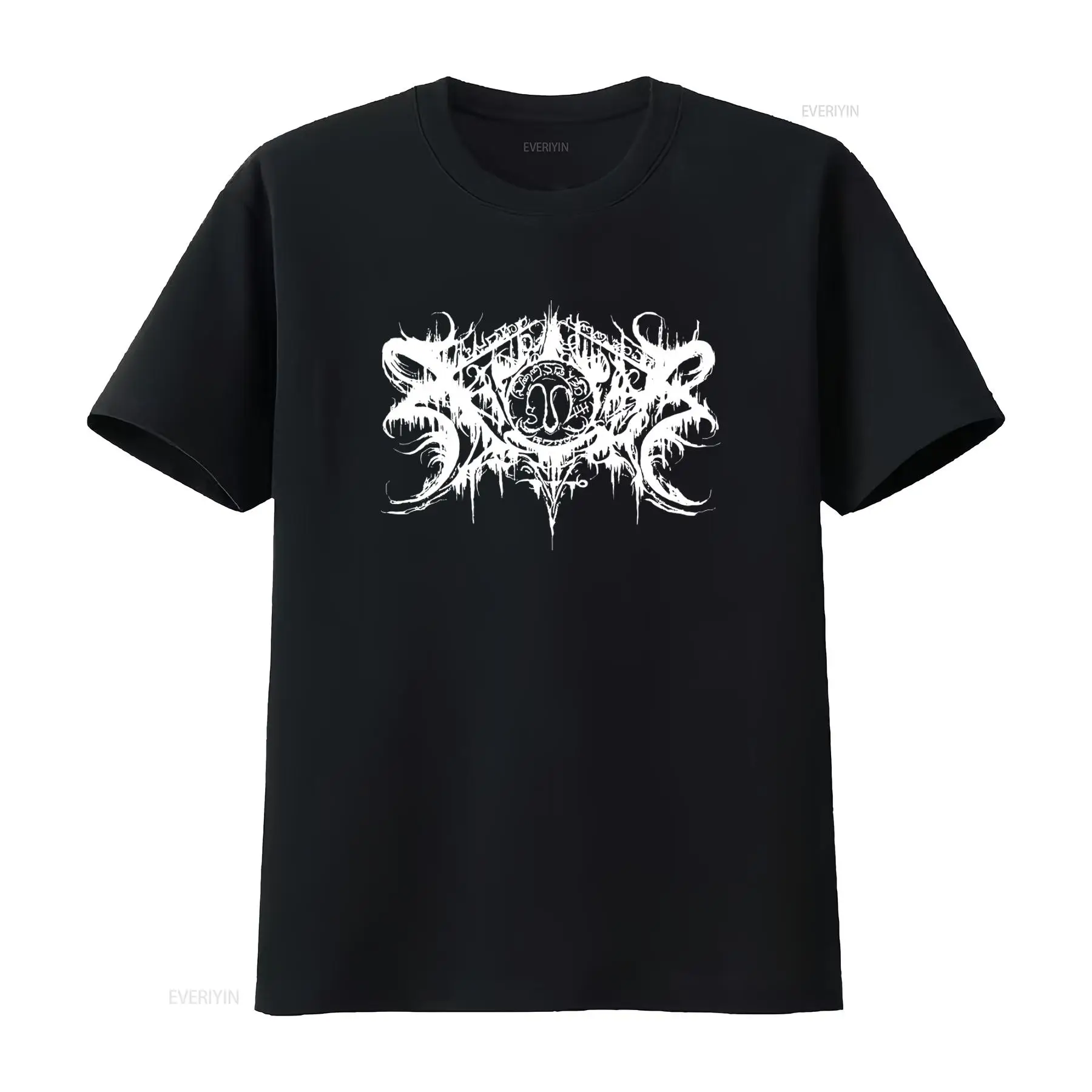 Band Xasthur wit logo op zwart - Vintage Fashion Logo recensie en prijs